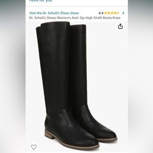 Dr. Scholl's Shoes Women's Astir Zip High Shaft Boots Knee - size 7